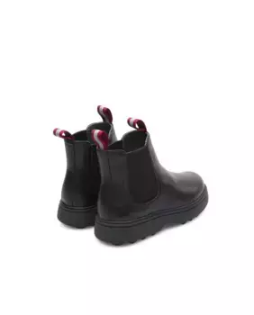 Детские однотонные ботинки Norte на резинке Camper, черный