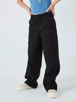 Детские однотонные брюки карго John Lewis, фантом