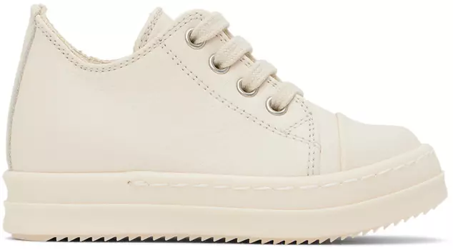 Детские Off-White низкие кроссовки Rick Owens