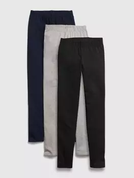 Детские органические леггинсы, 3 шт. Gap, мультиколор