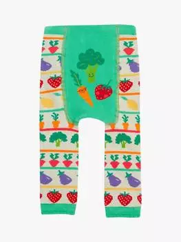 Детские овощные трикотажные леггинсы из органического хлопка rich leggings Frugi, разноцветный