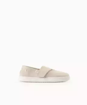 Детские парусиновые эспадрильи с застежкой-липучкой Zippy, бежевый