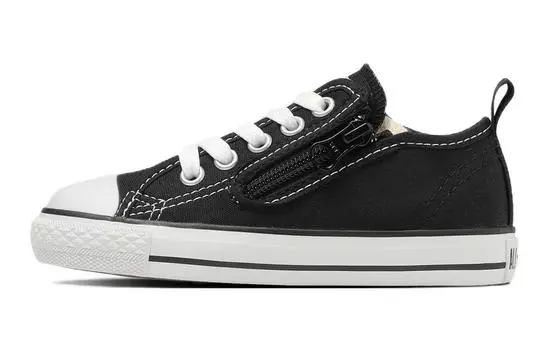Детские парусиновые туфли All Star GS Converse, черный/белый