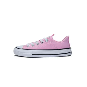 Детские парусиновые туфли All Star Series PS Low-top розового цвета Converse, розовый