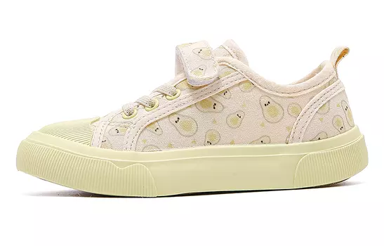 Детские парусиновые туфли Детские низкие Warrior, бежевый/красный