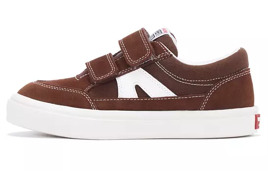 Детские парусиновые туфли Stick Light Kids Low-top Brown Vision Street Wear, коричневый