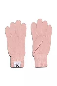 Детские перчатки Calvin Klein Jeans, розовый