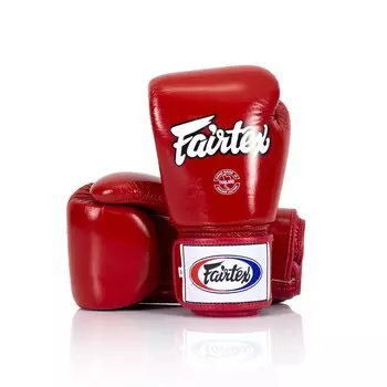 Детские перчатки для бокса Fairtex Universal "Tight-Fit" Design, 6 oz., красный