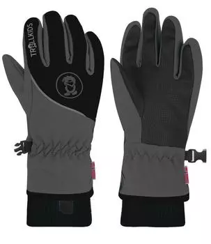 Детские перчатки Trolltunga антрацит/черный, размер 6; 11-12 лет TROLLKIDS, цвет grau