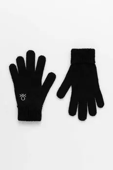 Детские перчатки United Colors of Benetton, черный