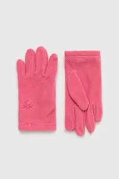 Детские перчатки United Colors of Benetton, розовый