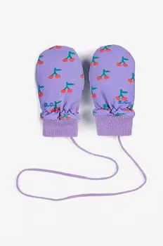 Детские перчатки "Вишня" Bobo Choses, фиолетовый