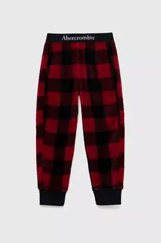 Детские пижамные штаны Abercrombie & Fitch, красный