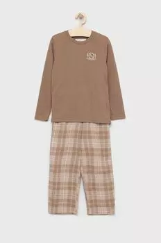 Детские пижамы Abercrombie & Fitch, бежевый