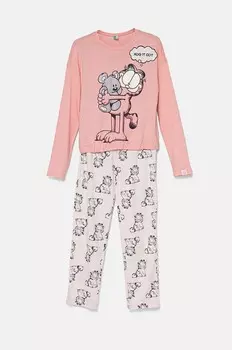 Детские пижамы United Colors of Benetton, розовый