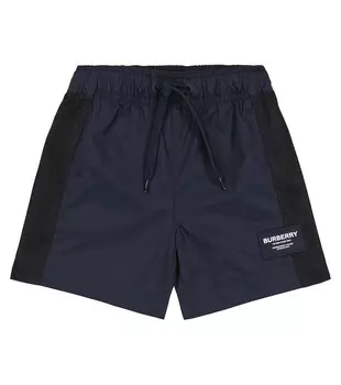 Детские плавки horseferry Burberry Kids, синий
