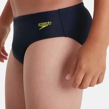 Детские плавки с логотипом, длина 6,5 см, для мальчиков Speedo, синий
