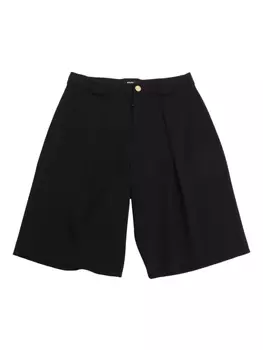 Детские плиссированные шорты Balmain Balmain Kids, черный