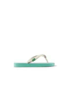 Детские пляжные шлепанцы на резиновой подошве Brasileras, цвет Verde Agua