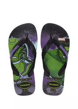 Детские пляжные тапочки Marvel ii Havaianas, зеленый