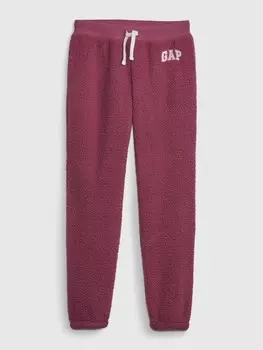 Детские плюшевые спортивные штаны Gap, розовый