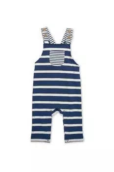 Детские полосатые комбинезоны Kite, темно-синий