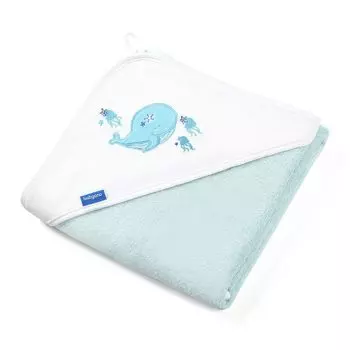 Детские полотенца бамбуковые 85x85 см niebieski / Babyono, синий