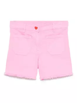 Детские потертые джинсовые шорты Stella McCartney Stella McCartney Kids, розовый