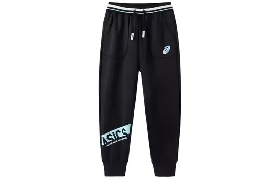 Детские повседневные брюки Asics, зеленый