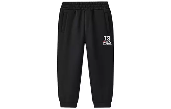 Детские повседневные брюки FILA, цвет Black