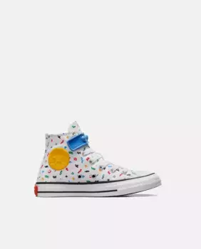 Детские повседневные кроссовки Chuck Taylor All Star Easy On Doodles High Top Converse, белый
