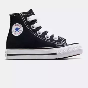 Детские повседневные кроссовки Chuck Taylor All Star High Canvas Converse, чёрный