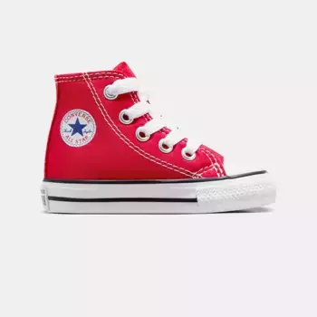 Детские повседневные кроссовки Chuck Taylor All Star High Canvas Converse, красный