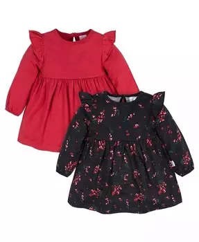 Детские праздничные платья цвета слоновой кости для маленьких девочек, осенние платья Babydoll с лисой Gerber, розовый