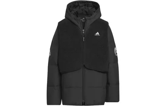 Детские пуховики/жилеты Adidas, черный