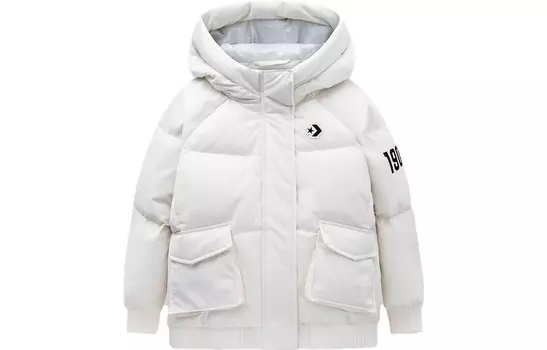 Детские пуховики/жилеты Converse, цвет Feather White