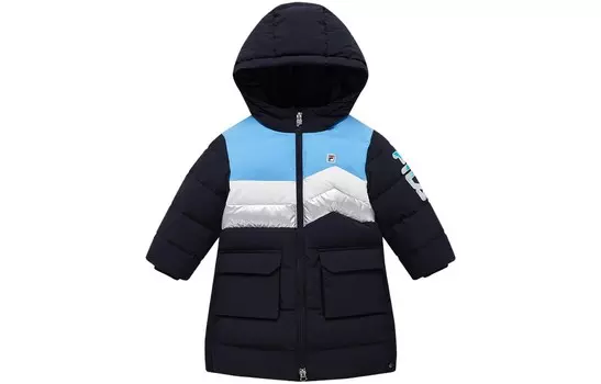Детские пуховики/жилеты Fila Kids, синий