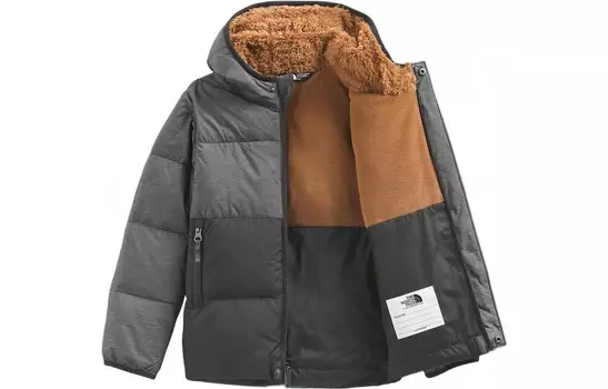 Детские пуховики/жилеты The North Face, серый