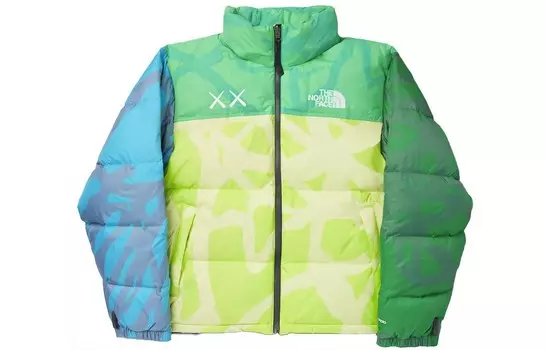 Детские пуховики/жилеты The North Face, зеленый