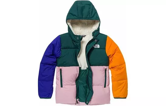 Детские пуховики/жилеты The North Face, зеленый