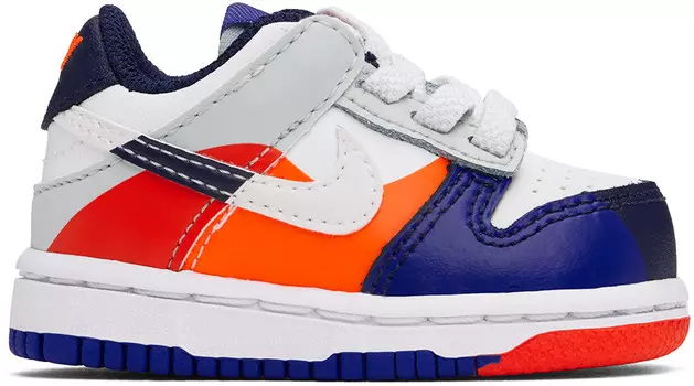 Детские разноцветные низкие кеды Dunk Nike
