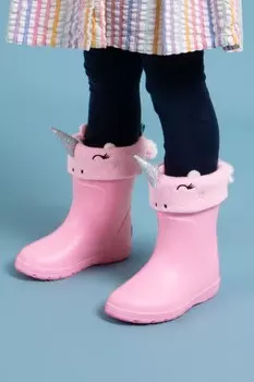 Детские резиновые носки с кроликом Totes, розовый