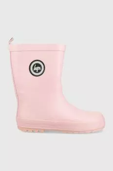 Детские резиновые сапоги Hype, розовый