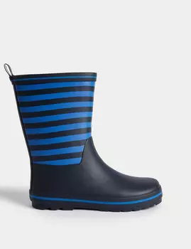 Детские резиновые сапоги в полоску Freshfeet (4 маленьких — 7 больших) Marks & Spencer