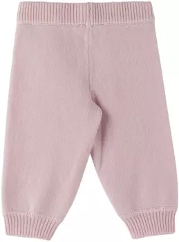 Детские розовые брюки для отдыха с логотипом Розовые Marni