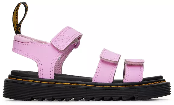 Детские розовые сандалии Klaire для больших детей Dr. Martens