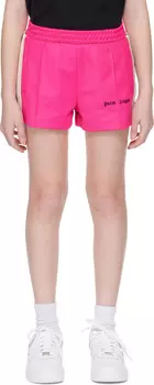 Детские розовые спортивные шорты Palm Angels