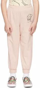 Детские розовые спортивные штаны с вышивкой Weekend House Kids