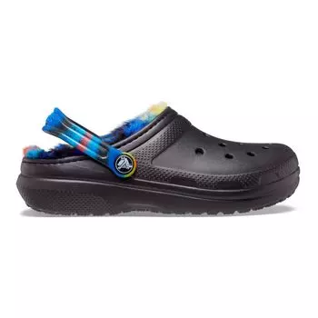 Детские сабо Crocs Classic на подкладке спреем-красителем Crocs