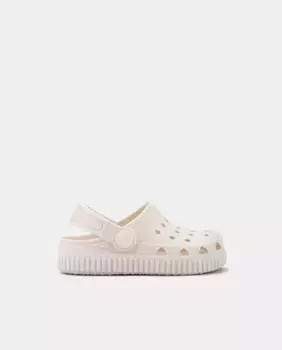 Детские сабо со съемной удобной стелькой и ремешком на пятке Igor, бежевый